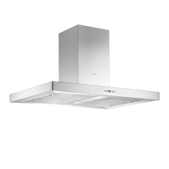 Vestel AD-9221 X 90 cm 3 Kademeli Ada Ankastre Davlumbaz