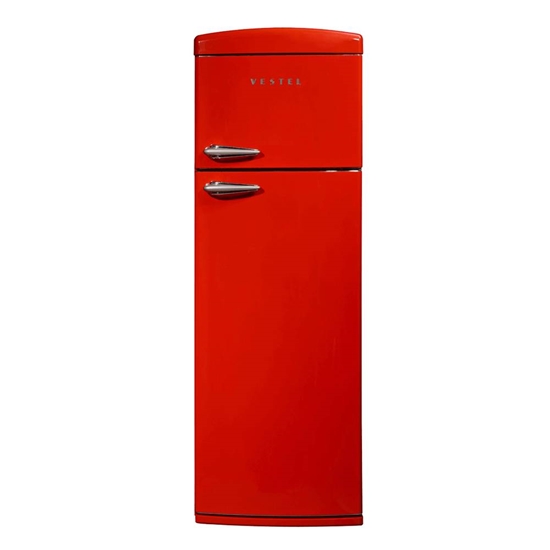Vestel Retro SC3251 325 LT Statik Kırmızı Buzdolabı 
