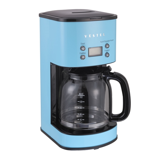 Vestel Retro Filtre Kahve Makinesi Düş Mavisi