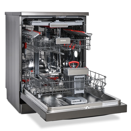 Vestel BM 10502 KX GI Pro WIFI 10 Programlı Bulaşık Makinesi