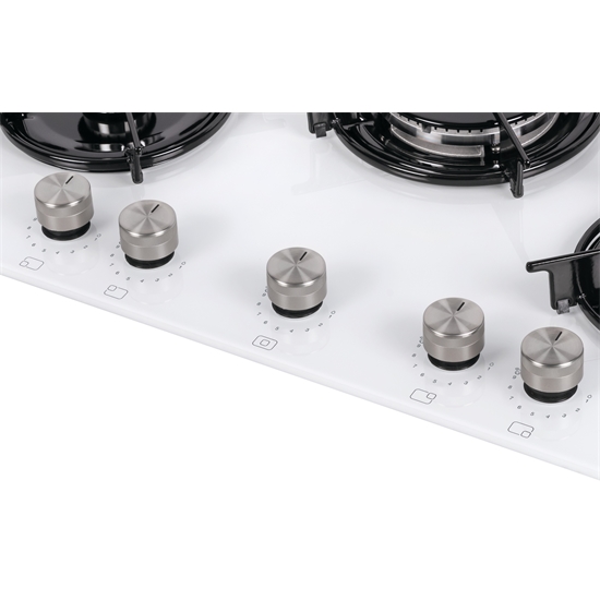 Vestel AO-71159 YB-W 70 cm 5 Gözü Gazlı (1 Gözü Wok'lu) Ankastre Ocak