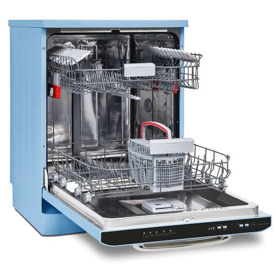 Vestel BM 5001 Retro Düş Mavisi 5 Programlı Bulaşık Makinesi