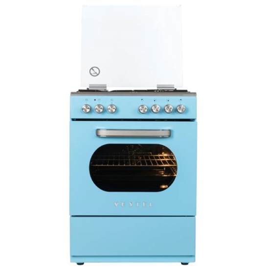 Vestel SF 8400 Retro Düş Mavisi Solo Fırın