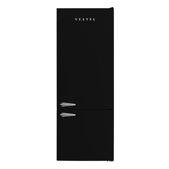 Vestel RETRO NFK52101 Siyah 471 Lt No-Frost Buzdolabı