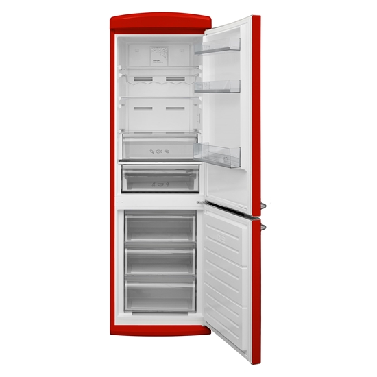Vestel RETRO NFK37201 Kırmızı 330 Lt No-Frost Buzdolabı