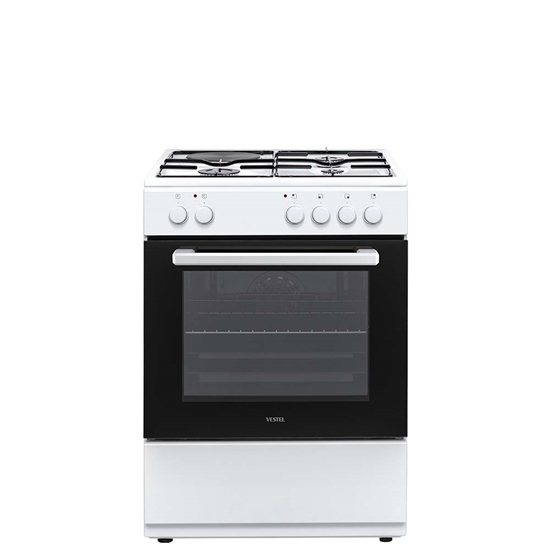 Vestel SF 8310 3 Gözü Gazlı 1 Gözü Elektrikli A Enerji Sınıfı Solo Fırın